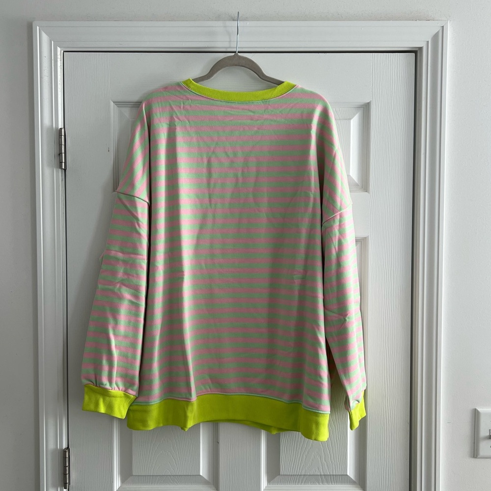 Stripped Sweater | 2X - Picture 4 of 4